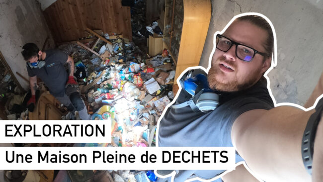 une maison pleine de dechets